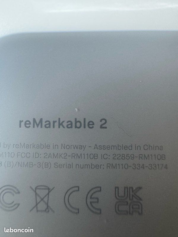 Tablette reMarkable 2 avec Marker et housse - Garantie 6 mois (image 8)
