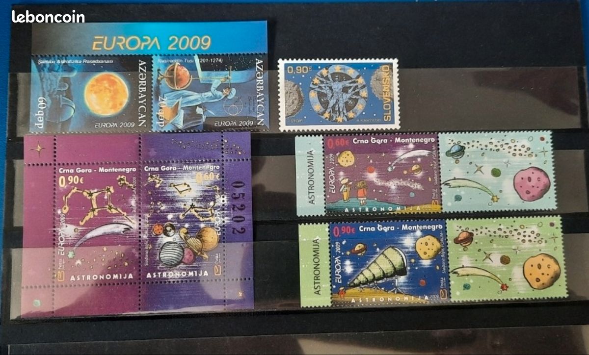 Objets De Collection Tintin - Timbre 'Au Tibet' Et 'Timbre Du Soleil' - Très Bon état - Allemand