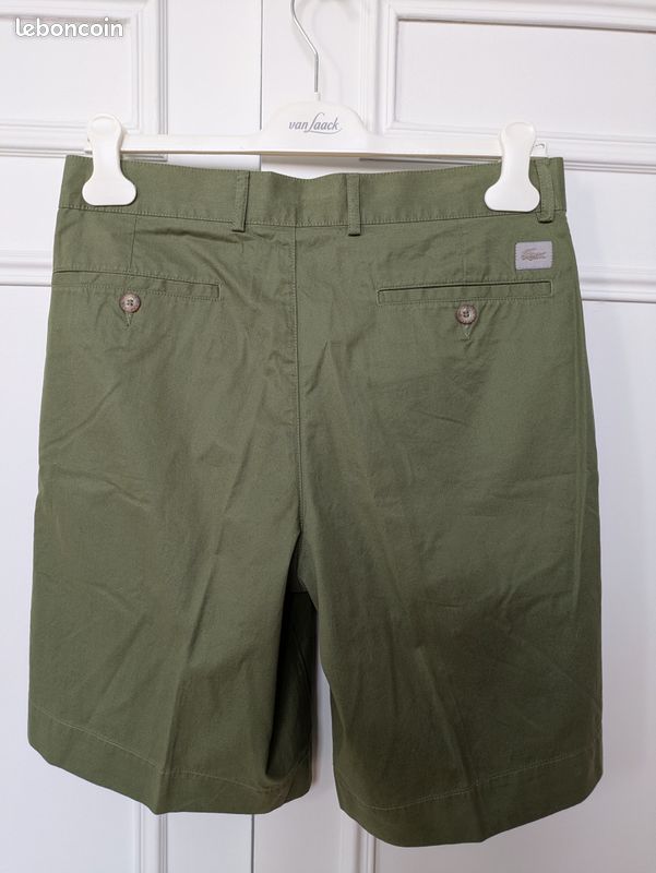 Short-bermuda femme kaki, Lacoste, t. 38 (image 6)