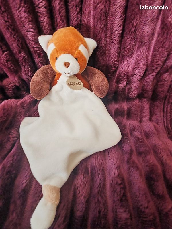 Panda roux baby nat mouchoir (image 1)