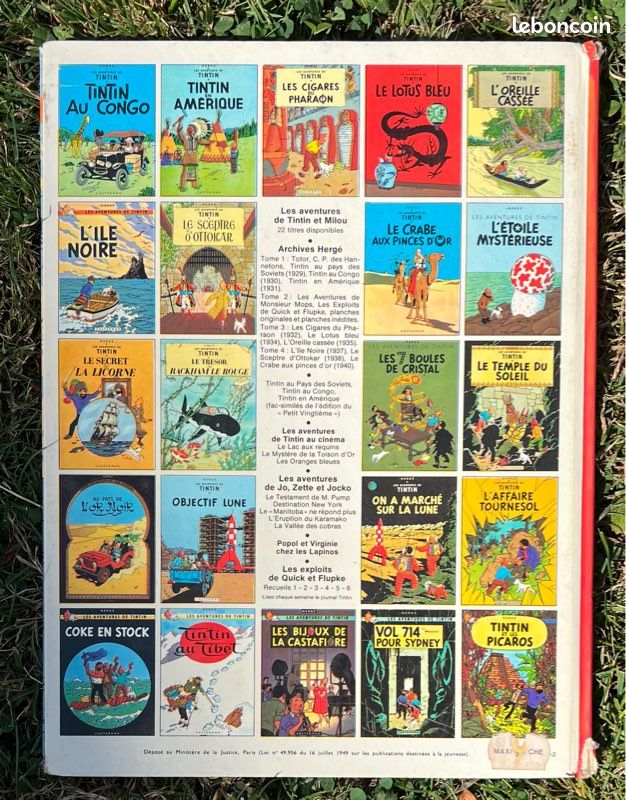 2 BD Tintin édition 1984 (image 4)
