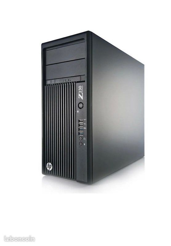 Station de travail HP Z230 Intel Xeon CPU E3-1225 v3 3.2GHz, RAM 16Go, SSD 256 (image 3)