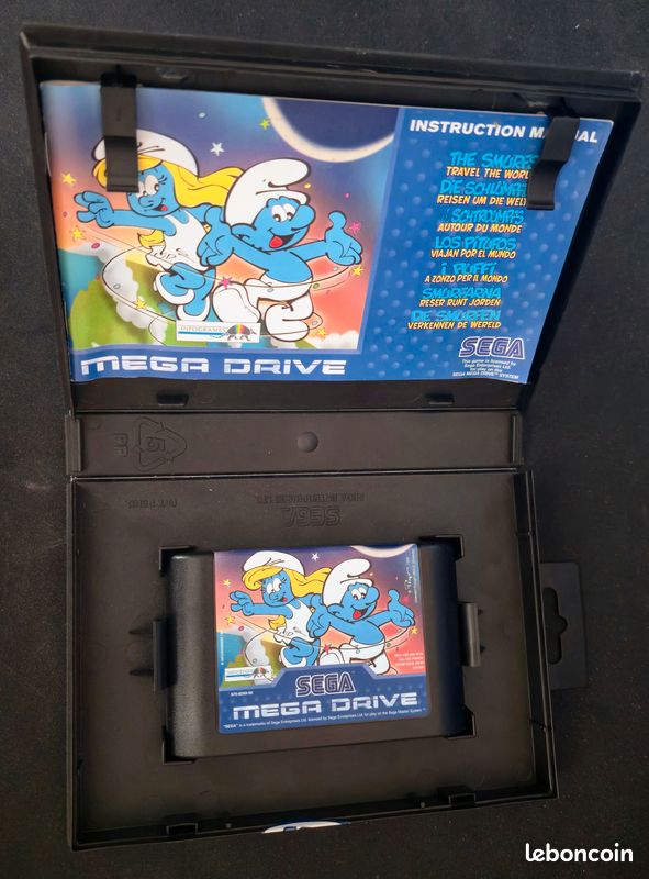 SEGA MASTER SYSTEM les Schtroumpfs autour du monde EUR 359,00 - ES
