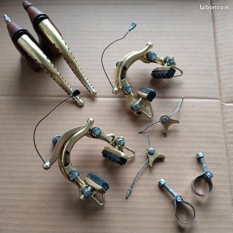 Lot Vintage MAFAC SIMPLEX GOLD - Dérailleurs, Leviers, Freins - Vélo De Route France