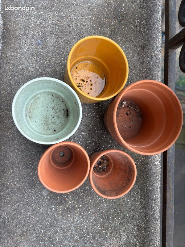 Lot 5 petits pots pour plantes 🪴 (image 2)