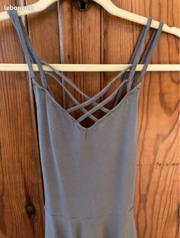 Robe fluide bretelles évasée hollister (image 9)