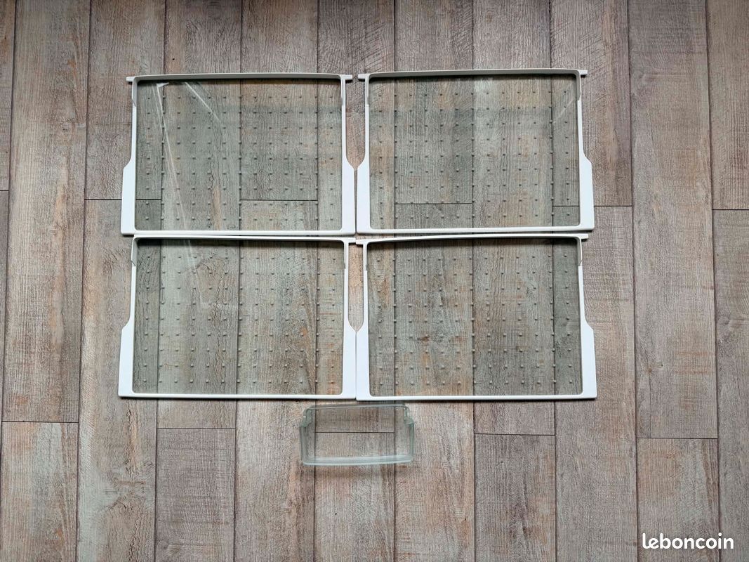4 Étagères en verre pour réfrigérateur/ Frigo/ Congélateur Siemens (image 1)