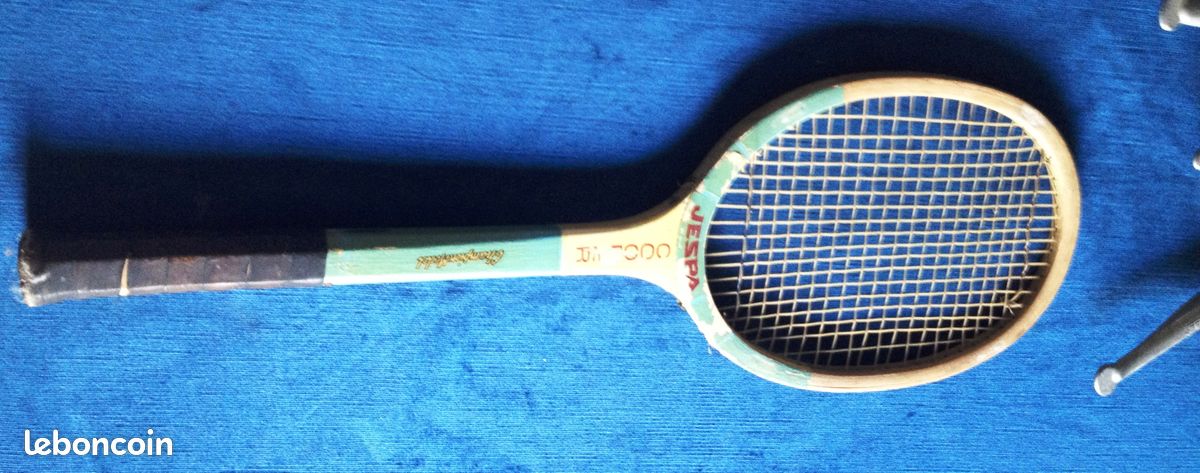 Raquette de tennis vintage en bois Dunlop Match point