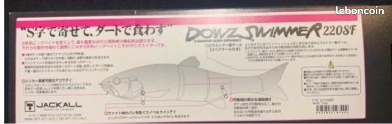 Leurre Souple Jackall Drift Fry Elastomer 4 Pouces - Silver Powder Ayu - Neuf