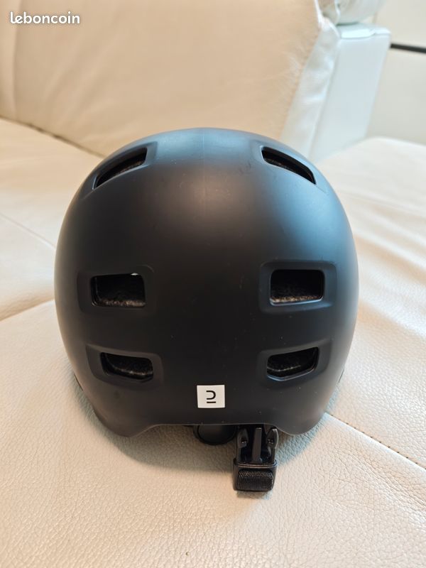 Casque de vélo B'twin TEEN 500 Black XS 48-52cm (image 2)