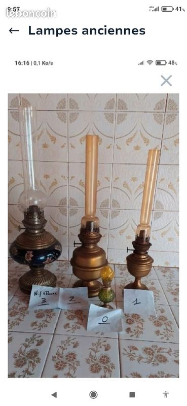 Lampes anciennes (image 10)