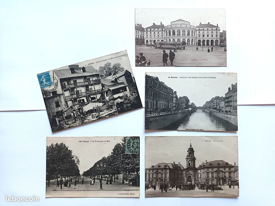 9 cartes anciennes de Rennes (image 3)