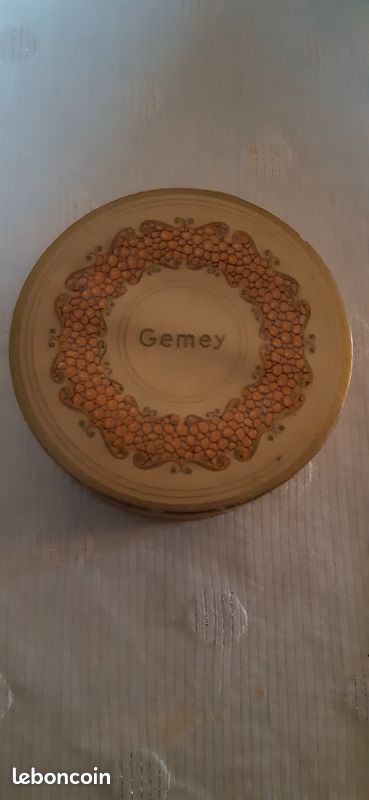 Ancienne Boîte à Poudre Gemey / Elizabeth Arden - Volume 35 Ml, Teinte Moyenne - Occasion