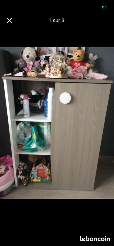 Lit matelas sommier commode (image 1)