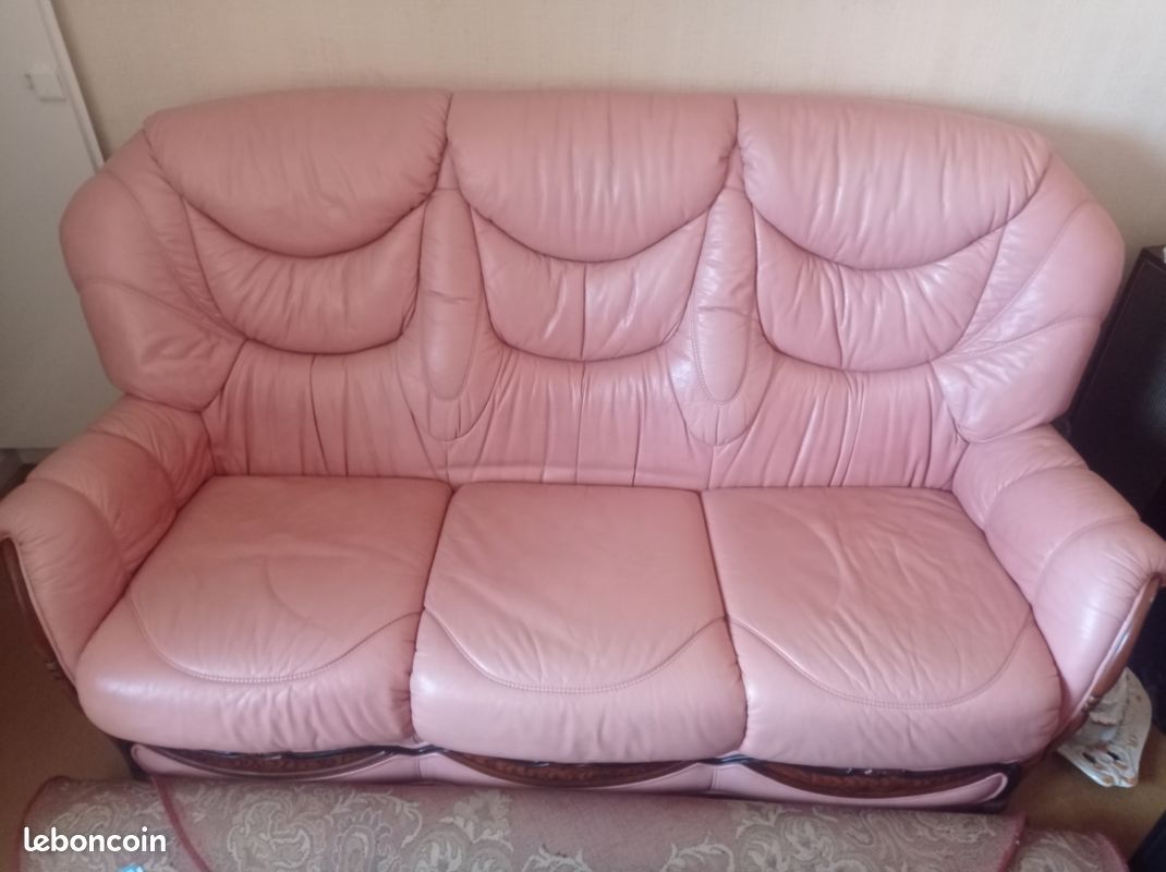 Vends salon en cuir (image 3)