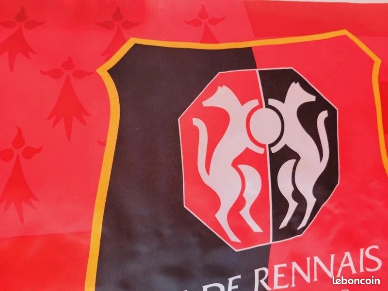 Stade Rennais FC Rennes fanion vintage foot football pennant