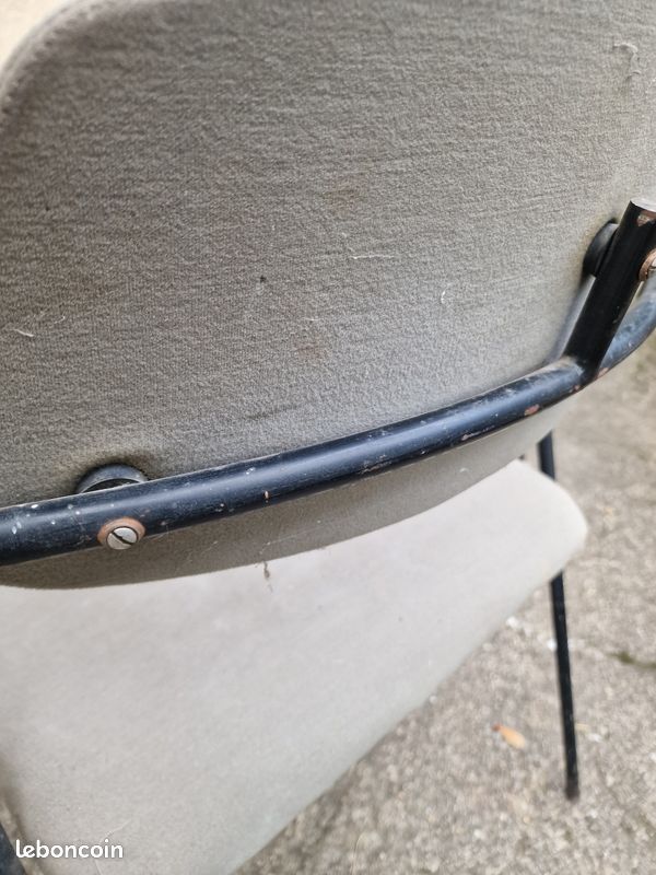 Fauteuil steiner annees 50 a retapisser (image 11)