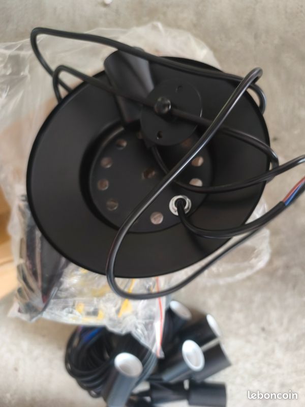 Lampe de plafonnier industrielle rétro 10 ampoules neuves 2 lors (image 5)