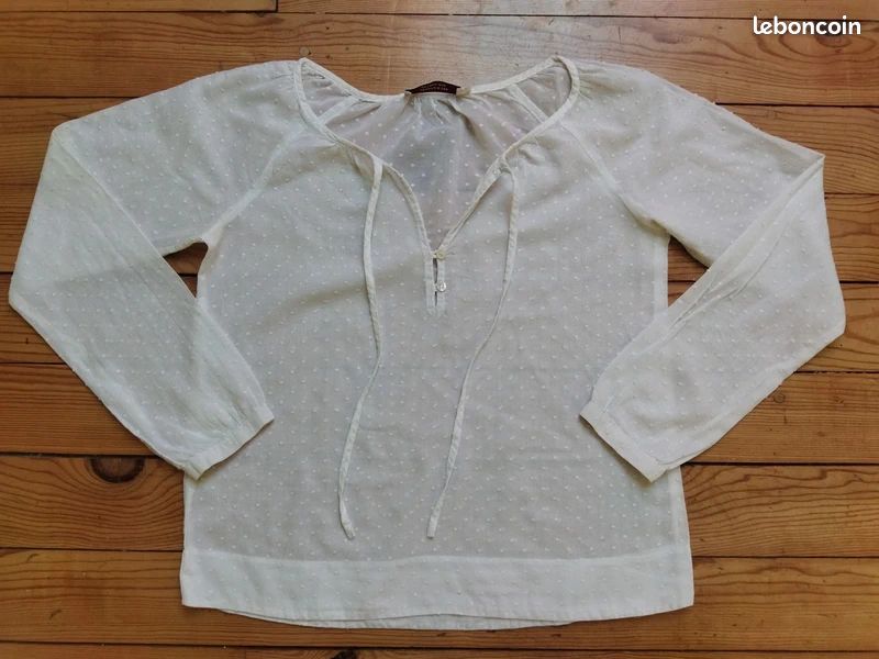 Haut Comptoir Des Cotonniers Taille 36 - Couleur Anthracite - Occasion Très Bon état