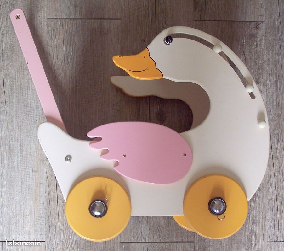 POUSSETTE LANDAU POUR POUPÉE EN FORME d’OIE (image 1)