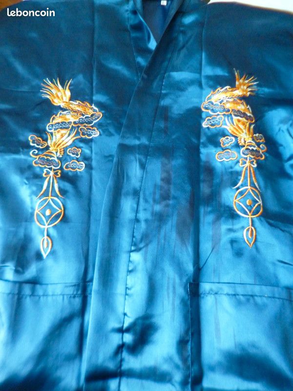 Style Chinois Peignoir Chinois Avec Dragon Bon Amixyl Peignoir