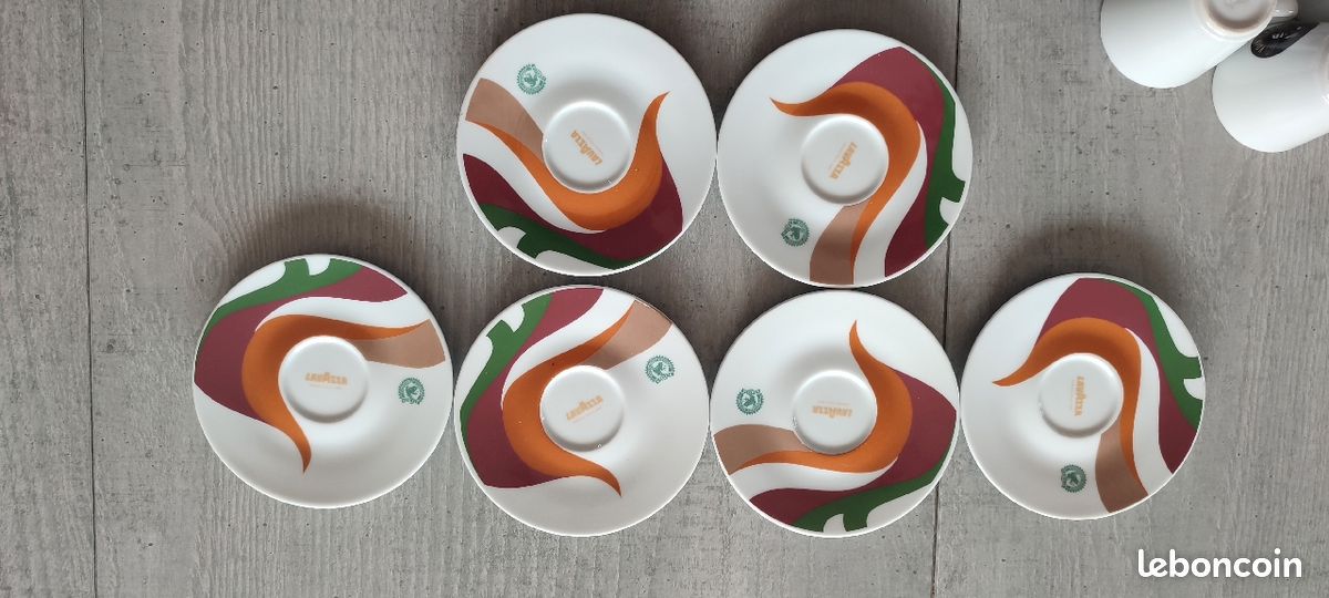 Service à café expresso 6 tasses et soucoupes Lavazza (image 7)