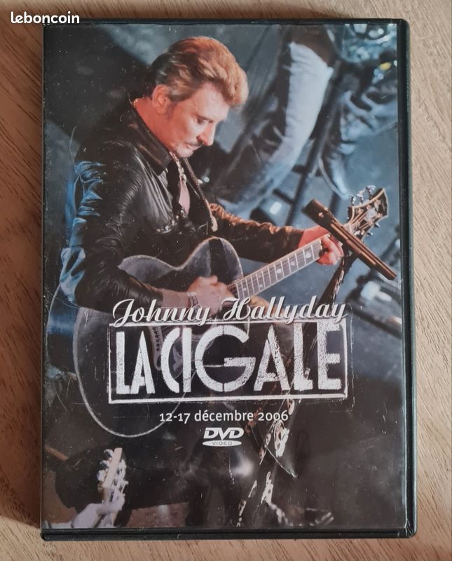DVD "Johnny Hallyday à la Cigale 2006" (image 1)