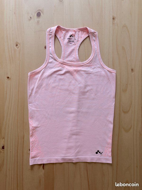 Débardeur Only Play rose sport femme taille S (image 15)