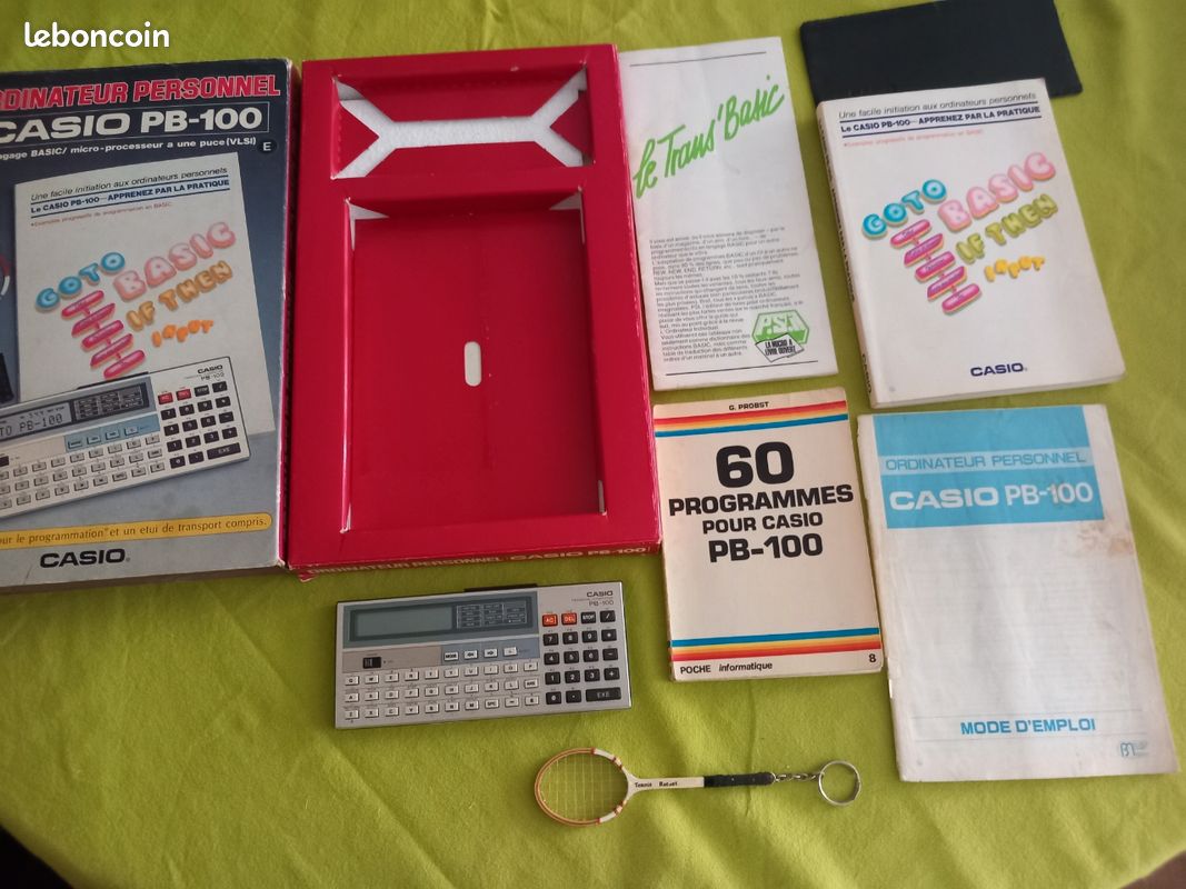 Ordinateur personnel casio PB-100 en boite (calculatrice) vintage 1984 (image 8)