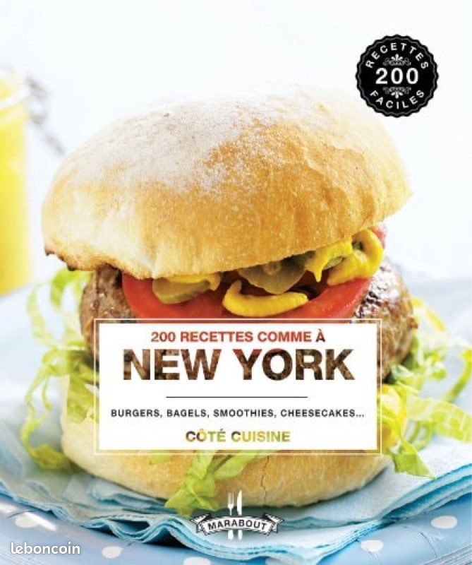 Livre 200 recettes comme à New York (image 1)