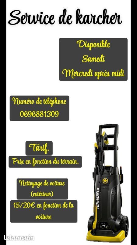 Service de nettoyage à haute pression (image 1)