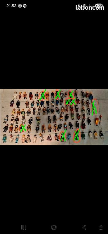 83 figurines Playmobil divers personnages à l unité ou lots (image 1)