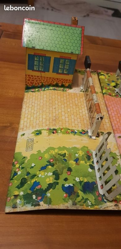 PASSAGE A NIVEAU - TOLE LITHOGRAPHIE- MECCANO SERIE HORNBY ECHELLE O