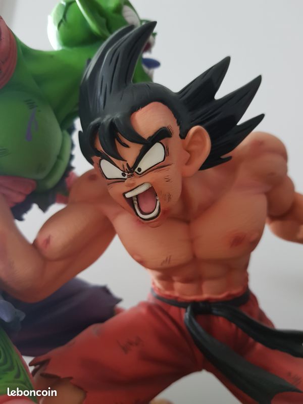 Grande Figurine Dragon Ball Z - Piccolo Vs Son Goku - 25cm - Collection 2023