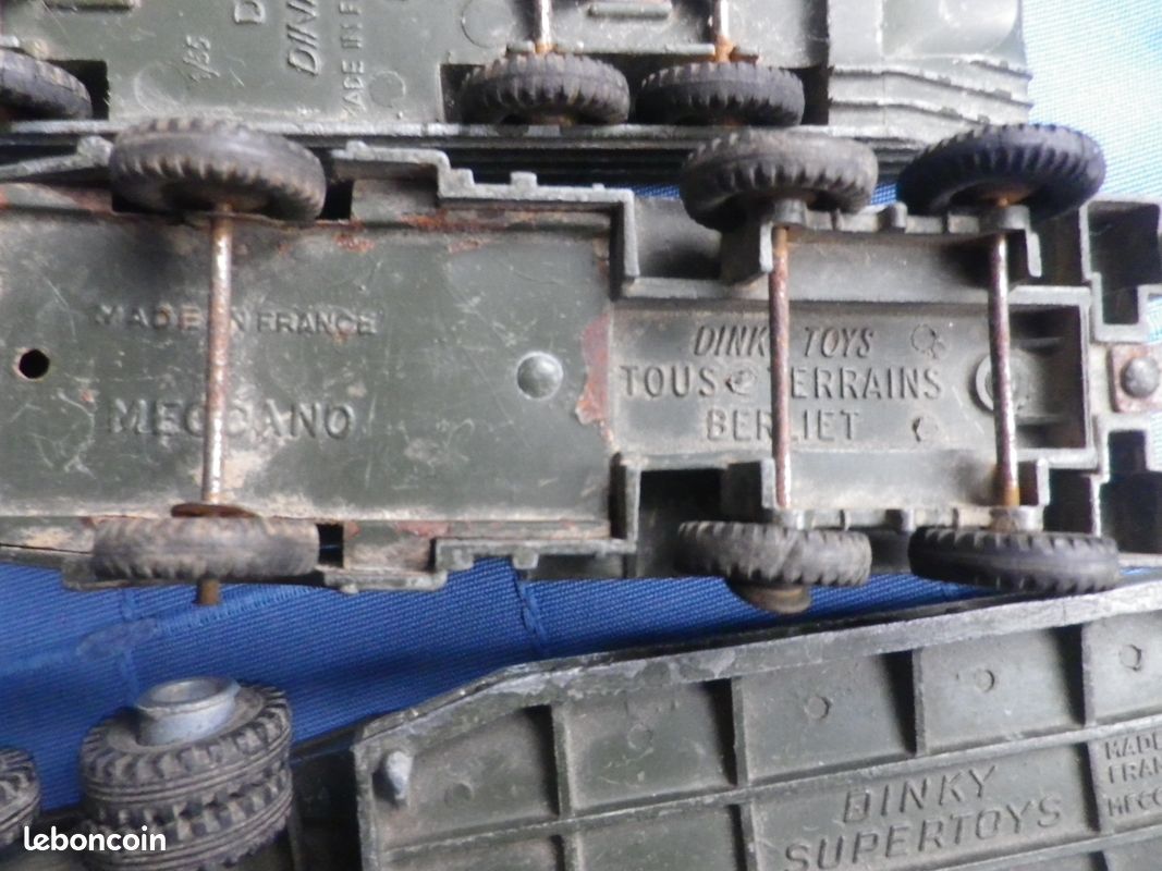 Jouets militaires Dinky Toy Meccano lot de 3 véhicules N°1 (image 9)