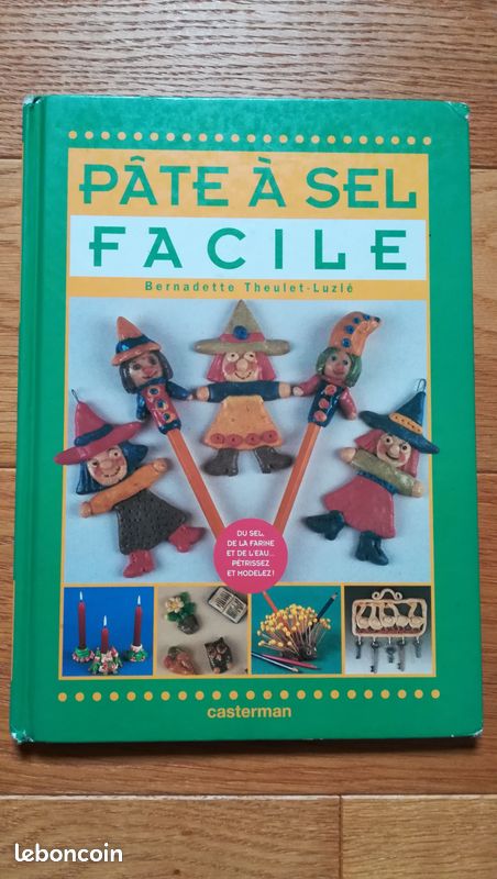 Livre Pâte à Sel Facile Bernadette Theulet-Luzié Casterman (image 1)