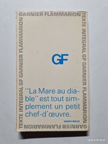 [Livre] La Mare au Diable - Etat correct (image 2)