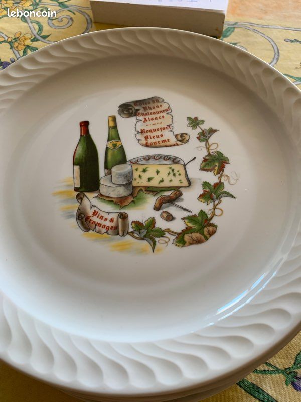 Service à fromage en porcelaine (image 1)