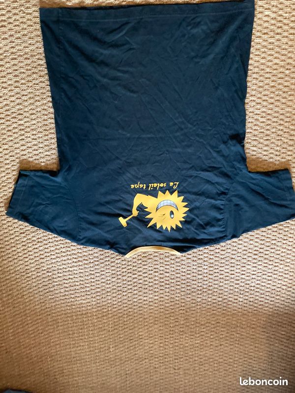 Tee shirt noir devred (image 2)