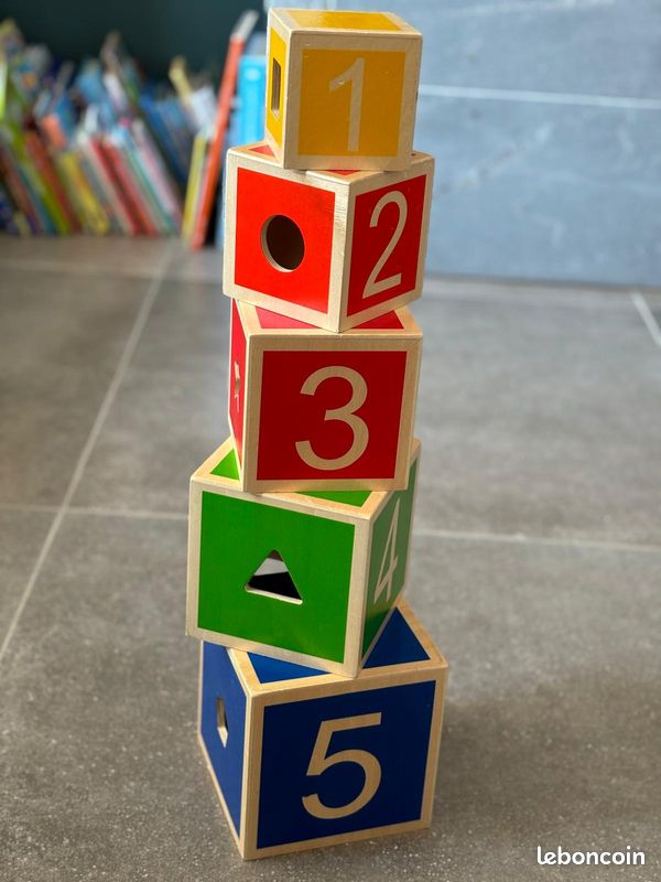 Cubes en bois jouet (image 2)