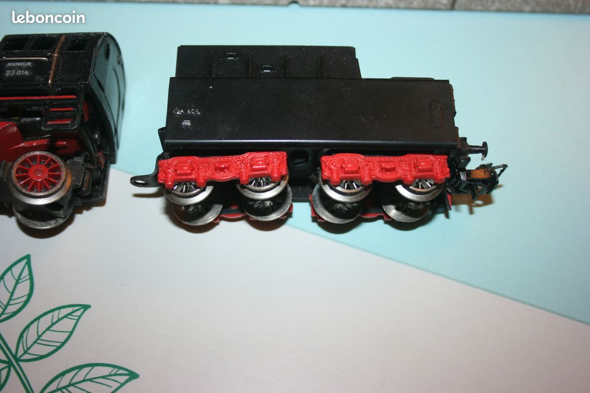 Märklin H0 - Locomotive à vapeur avec tender (1) - BR 23 014