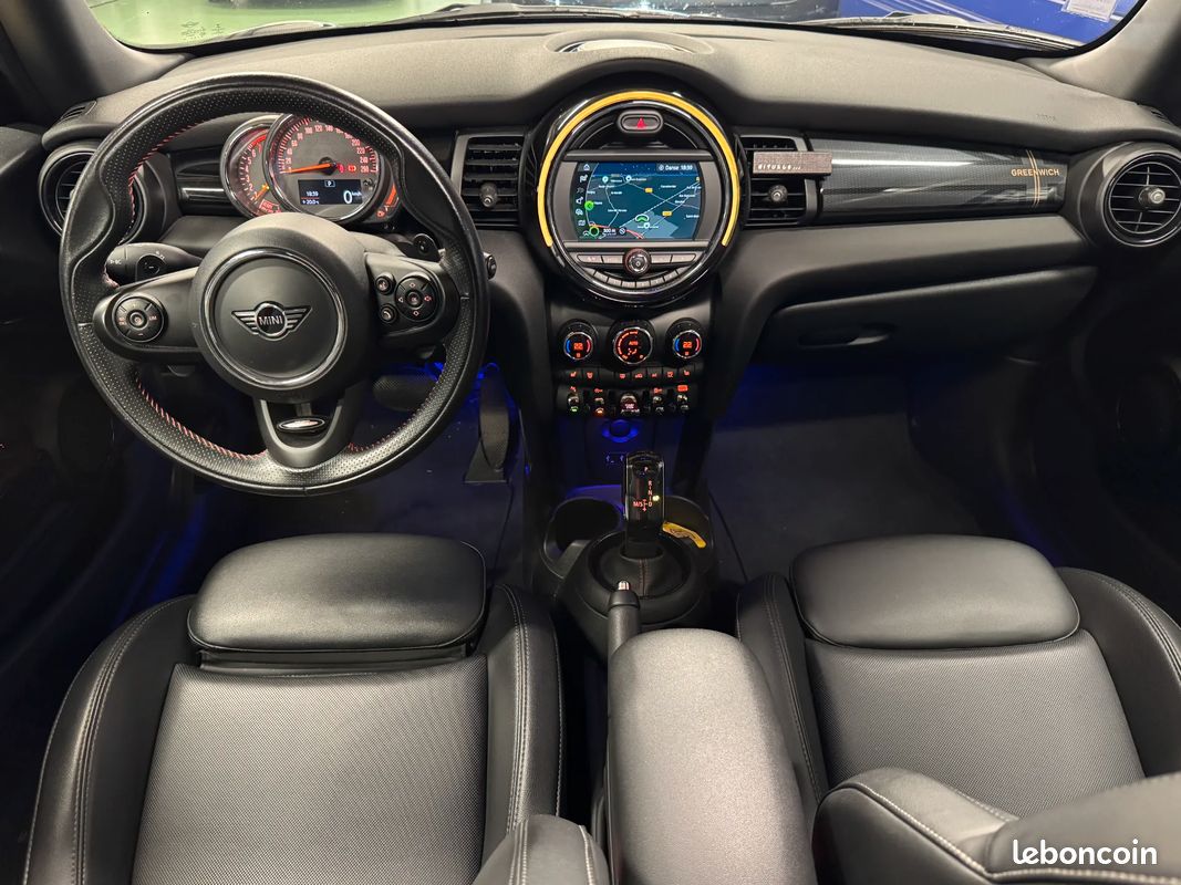 MINI Cooper S 2.0L 192ch Edition Greenwich - Toit ouvrant - Suivi complet - Bande blanche Fournie neuve - 2020 (image 13)