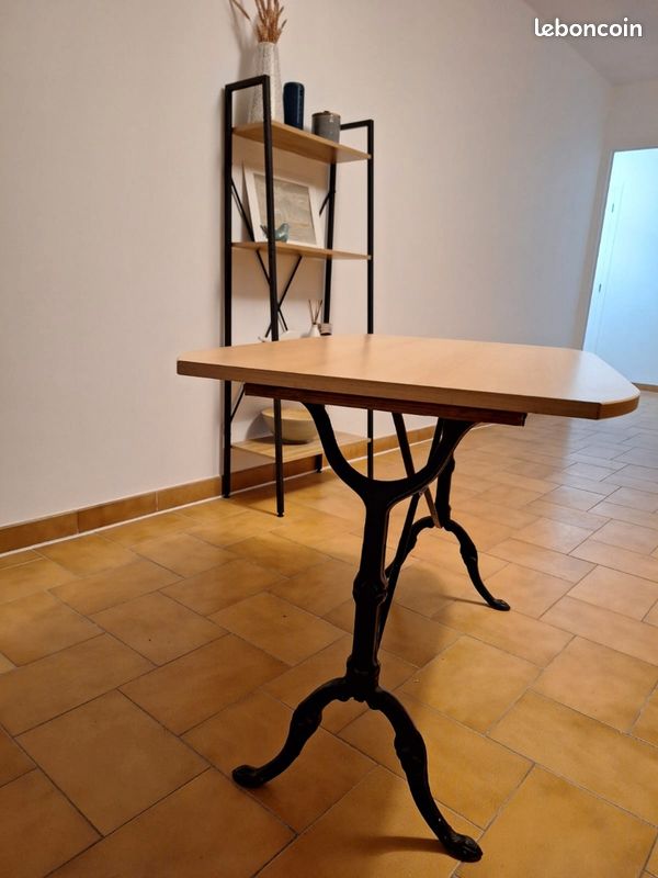 Table Bistrot ◇ Bois&Fonte (image 1)