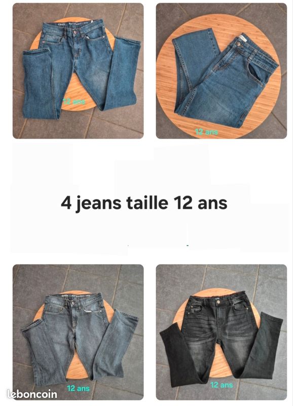 Jean Garçon NEXT - Taille 12 Ans - Très Bon état