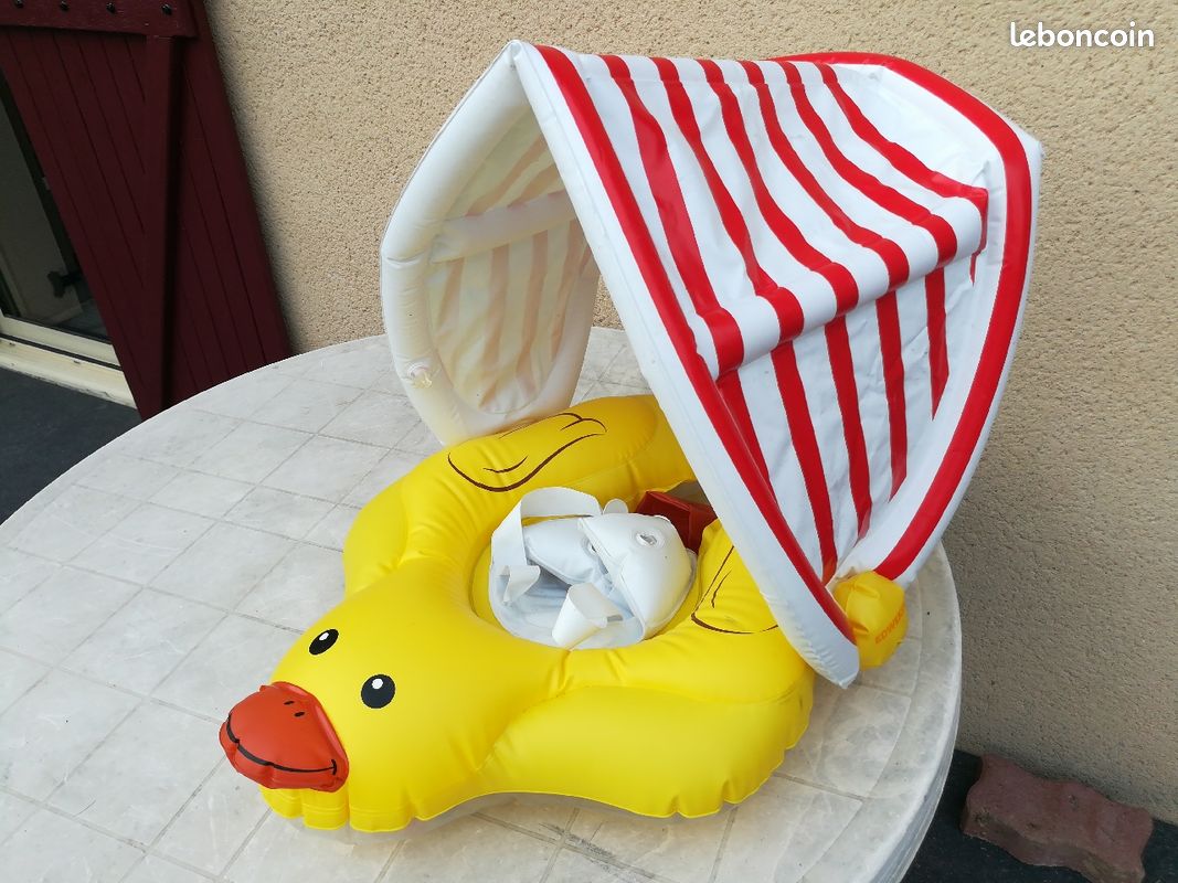 Canard gonflable bébé avec pare-soleil (image 2)
