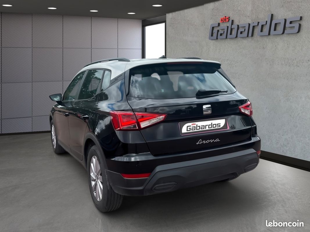 Seat Arona 1.0 TSI 115 BVM 6 STYLE EDITION SPECIAL PHASE 2 BI-TON NOIR METAL TOIT BLANC (image 6)