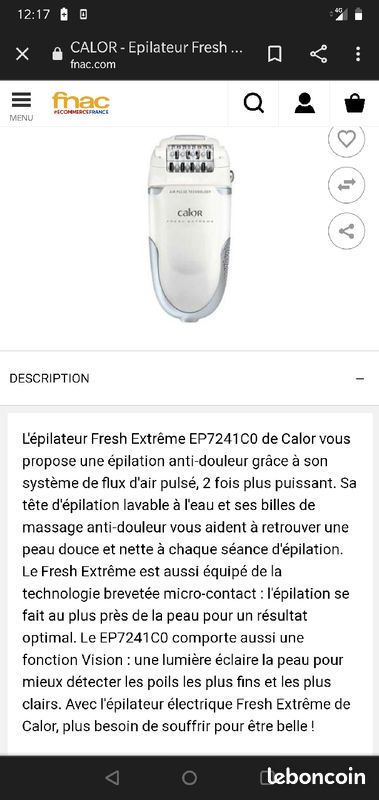 Épilateur électrique (image 3)