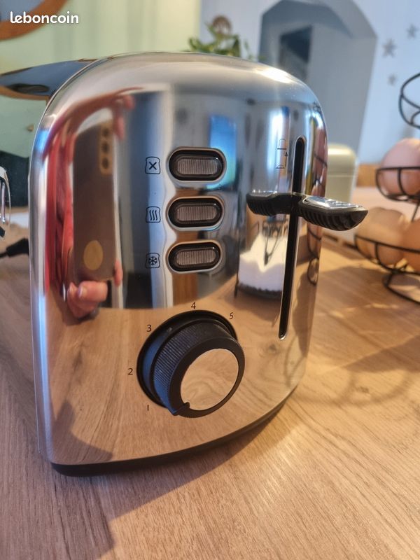 H.Koenig Grille Pain Toaster Spécial Baguette 2 Tranches