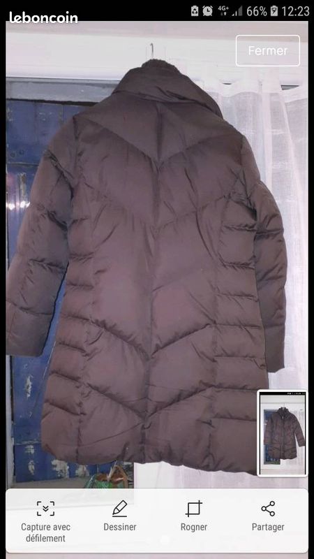 Manteau marron marque esprit taille 42 (image 2)
