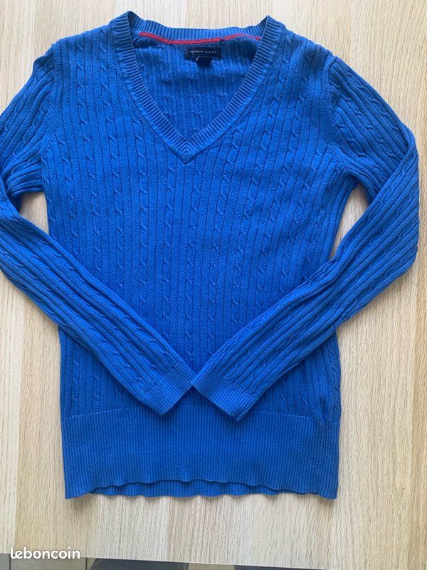 Pull Tommy Hilfiger - Bleu Électrique - Taille M (image 4)